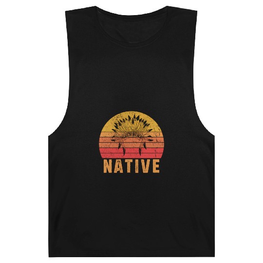 Native American Pride Native Indian Barnard Tanks