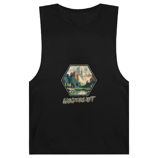Wanderlust Mountaineer Hiking Mountain love Barnard Tanks