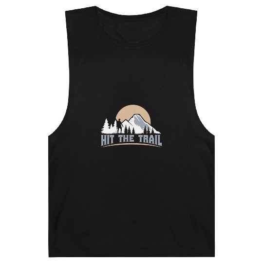Hit the Trail Mountaineers Wanderlust Hiking Barnard Tanks