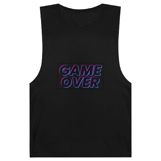 Game over text gamer design 1 Barnard Tanks