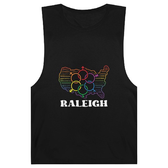 Raleigh Pride Month Pride Flag LGBT Community LGBT Barnard Tanks