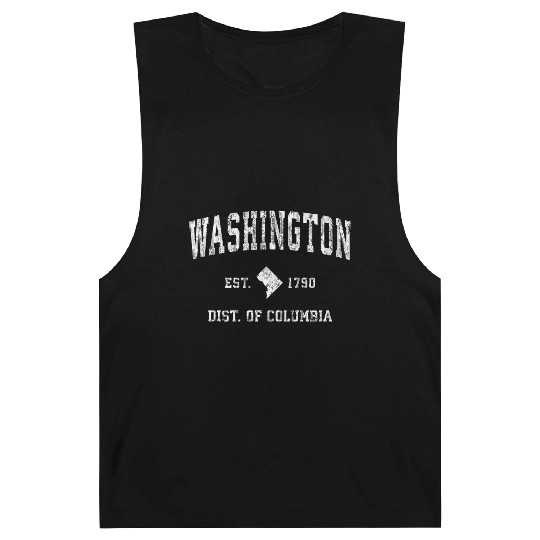 Washington Dc Athletic Sports Barnard Tanks