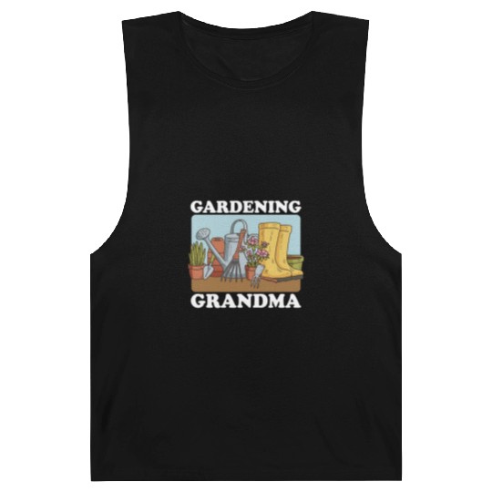 Gardening Grandma Garden Funny Gardener Barnard Tanks