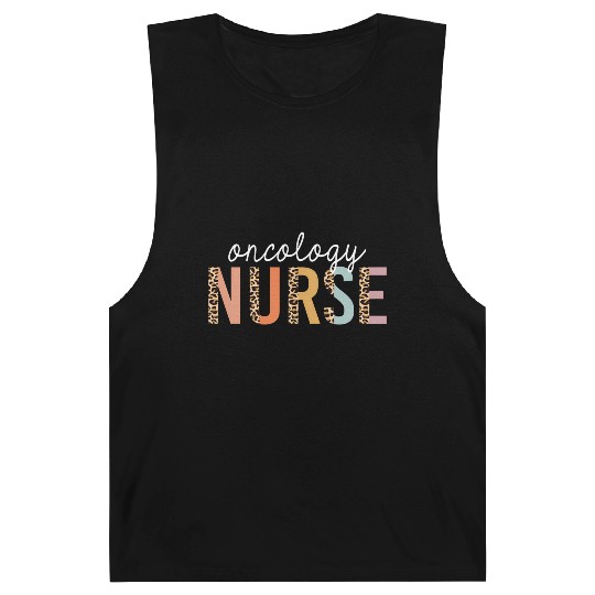 Oncology Nurse Leopard Print Nursing School Barnard Tanks
