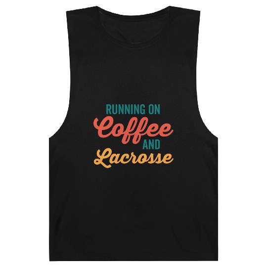 Running on Coffee and Lacrosse Barnard Tanks
