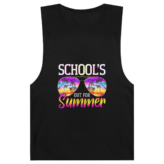 Last Day Of School Schools Out For Summer Teacher Barnard Tanks