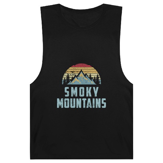 Retro Great Smoky Mountains National Park Barnard Tanks