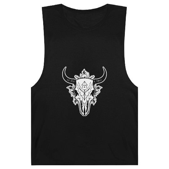 Cow Skull Boho Barnard Tanks