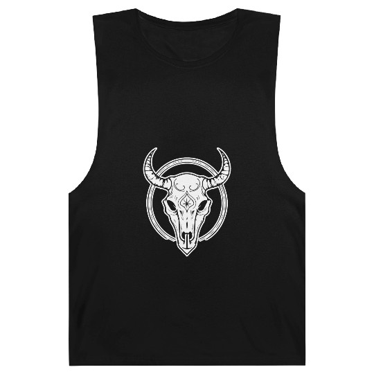 Cow Skull Boho Barnard Tanks