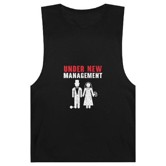 Bride And Groom Wedding Day Marriage Just Married Barnard Tanks