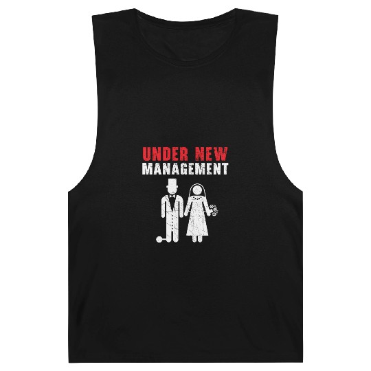 Bride And Groom Wedding Day Marriage Just Married Barnard Tanks