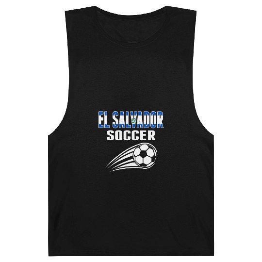 El Salvador Soccer Fans Jersey Salvadorean Barnard Tanks