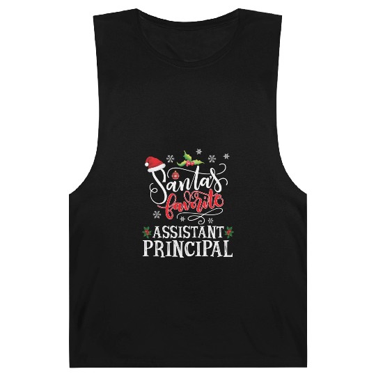 Santa'S Favorite Assistant Principal Party Barnard Tanks