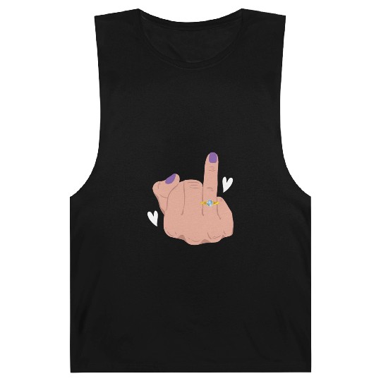 Bride And Groom Wedding Day Marriage Just Married Barnard Tanks