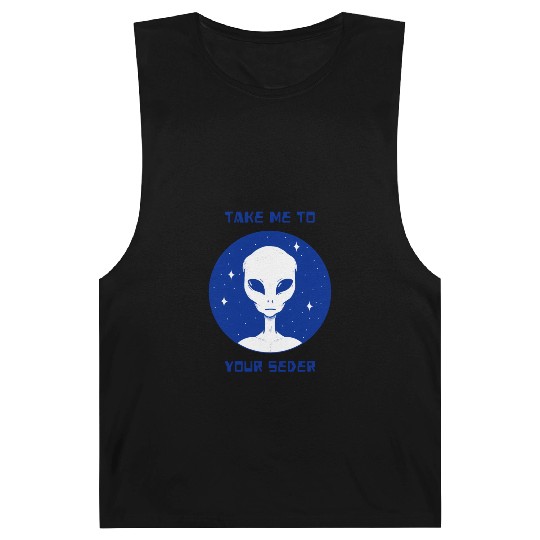 Take Me To Your Seder With An Alien - Jewish Barnard Tanks