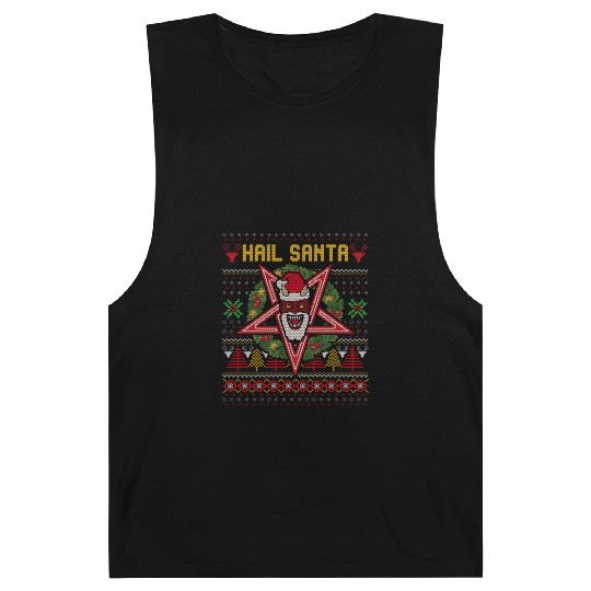 Hail Santa Weird Barnard Tanks