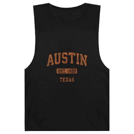 Austin Texas Tx Athletic Sports Barnard Tanks