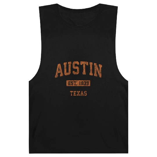 Austin Texas Tx Athletic Sports Barnard Tanks