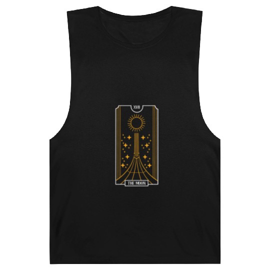 The Moon Black Tarot Card Occultism Devil Gothic Barnard Tanks