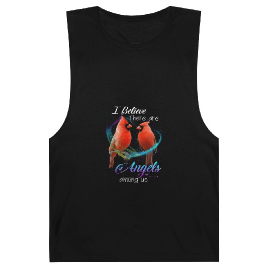Cardinal Bird I Believe There Are Angels Among Us Barnard Tanks