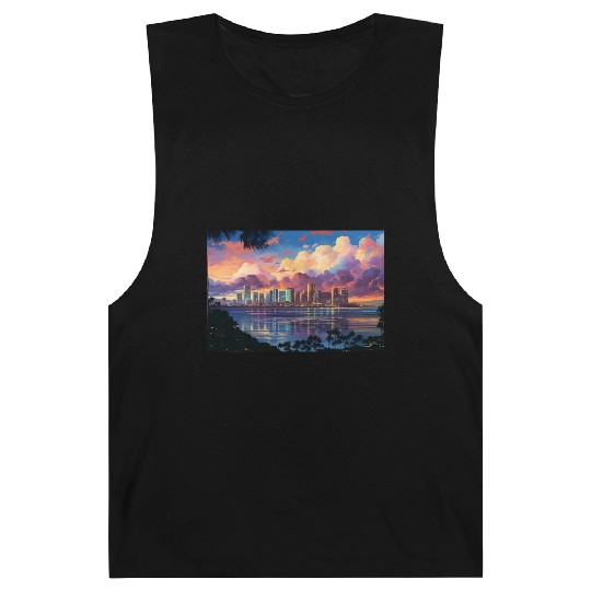 Anime Honolulu A Vibrant Anime Inspired Skyline Barnard Tanks