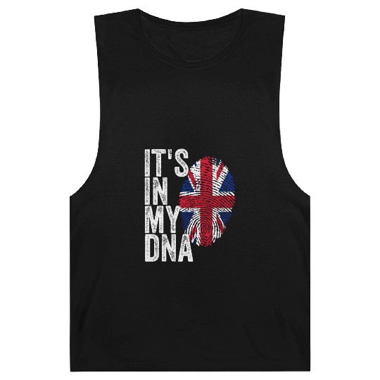It'S In My Dna Uk Union Jack England Flag Eu Barnard Tanks