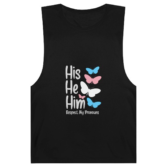 Trans Pride Flag Trans Pronouns Proud Transgender Barnard Tanks