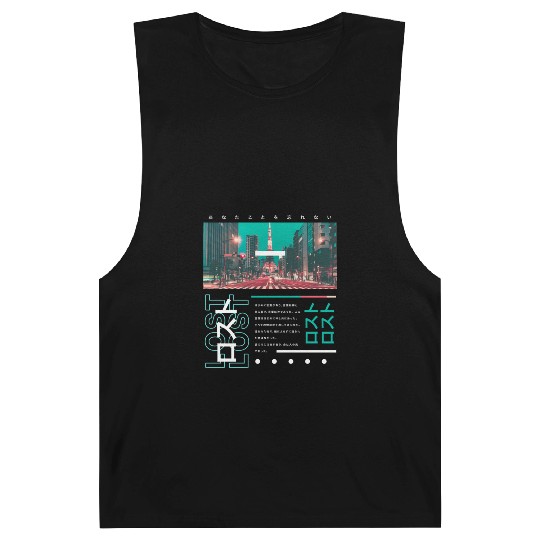 Japanese Streetwear Vibes Aesthetic Tokyo Fashion Barnard Tanks