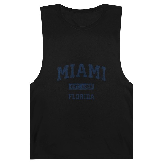 Miami Florida Fl Athletic Sports Barnard Tanks