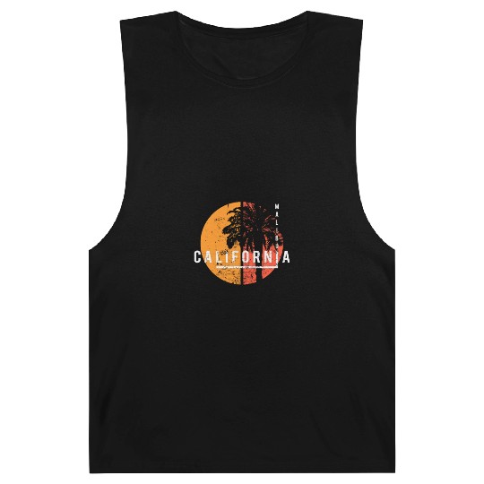Malibu California Cool Palm Tree Native Barnard Tanks