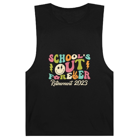 School's Out Forever Retired Teacher Gift Barnard Tanks