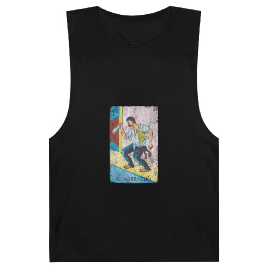 Loteria El Borracho Colorful Tarot Card Barnard Tanks