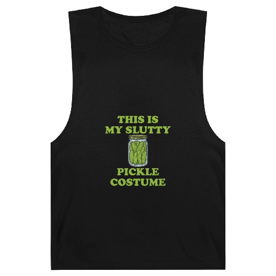 This Is My Slutty Pickle Costume Barnard Tanks