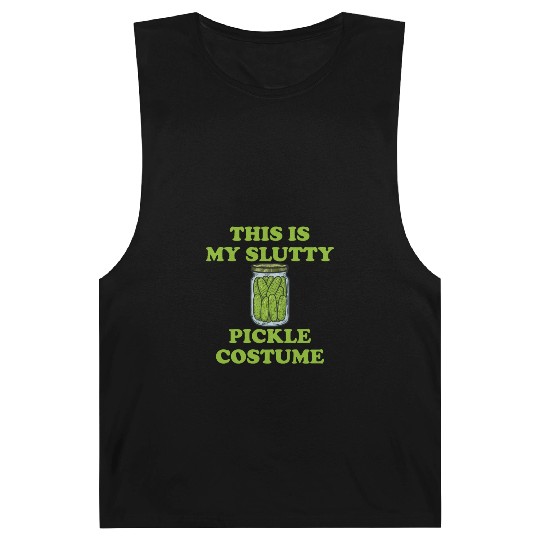 This Is My Slutty Pickle Costume Barnard Tanks