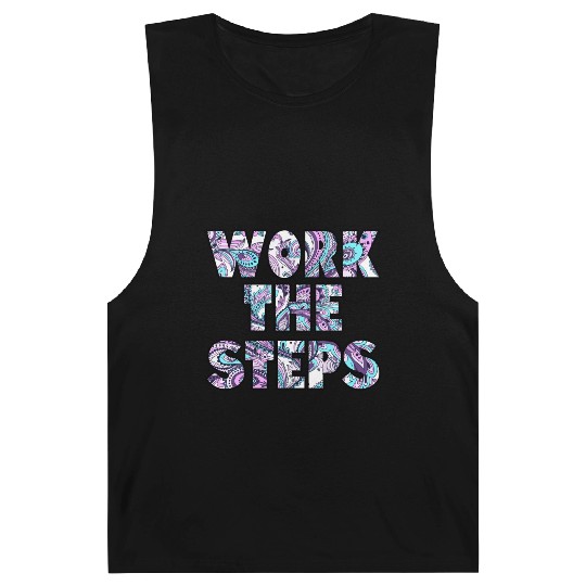 Work the Steps paisley Barnard Tanks