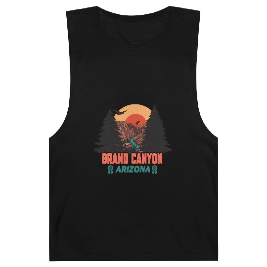 Grand Canyon Arizonna National Park Illustration Barnard Tanks