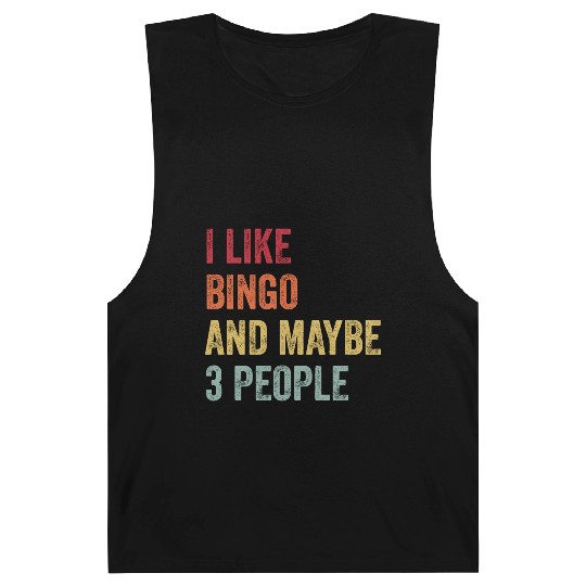 I Like Bingo and Maybe 3 People Gift Barnard Tanks