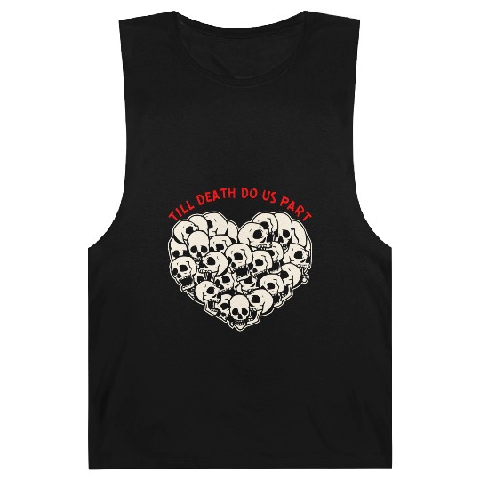 Till Death Do Us Part Skulls Heart ©WhiteTigerLLC Barnard Tanks