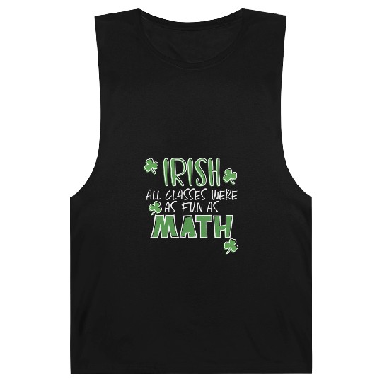 St Patric Day Math Teacher Student Irish Pun Barnard Tanks