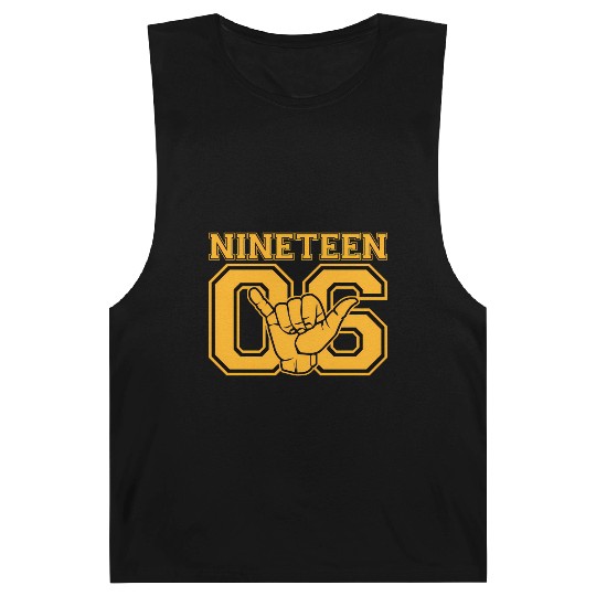 Mens Alpha African Fraternity Hand Sign 1906 Barnard Tanks