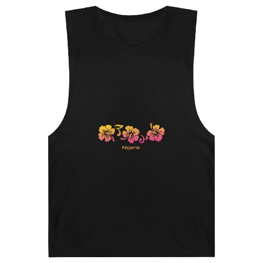 Nigeria Africa Hibiscus Souvenir Vacation Barnard Tanks