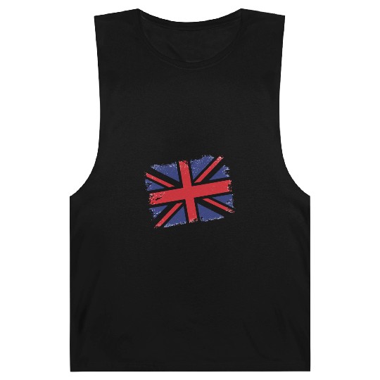 Union Jack Vintage UK Flag Great Britain UK Barnard Tanks