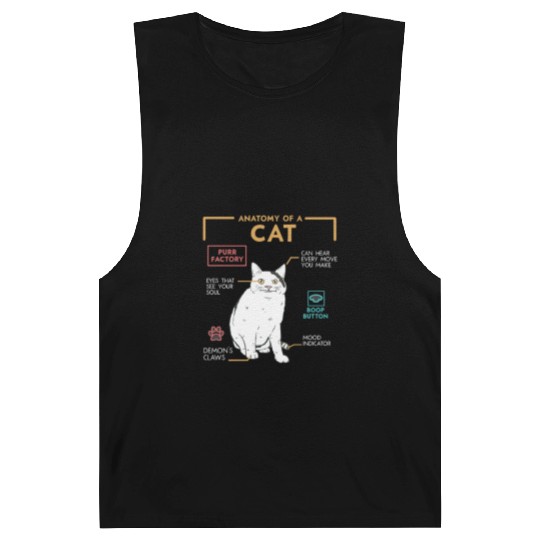 Funny Weird Cat Meme Smiling Anatomy of A Cat Barnard Tanks