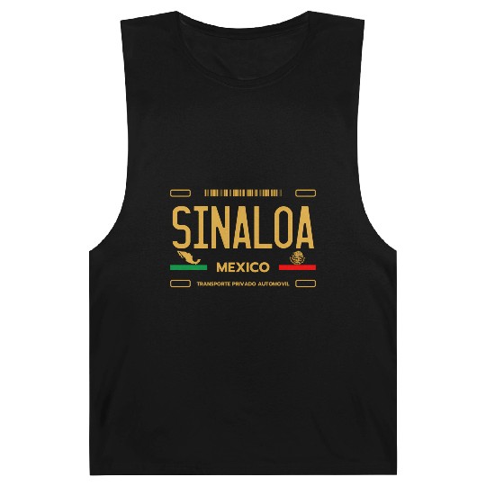 Sinaloa Meco License Plate Aesthetic Sinaloa Barnard Tanks