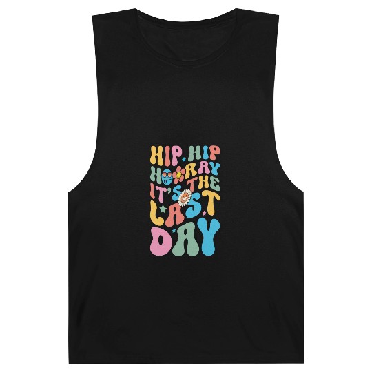 Last Day of School teacher Hello Summer Teacher Barnard Tanks
