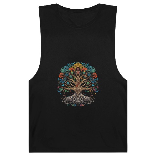 Epic Legendary Viking Tree of Life,Plant Lover Barnard Tanks