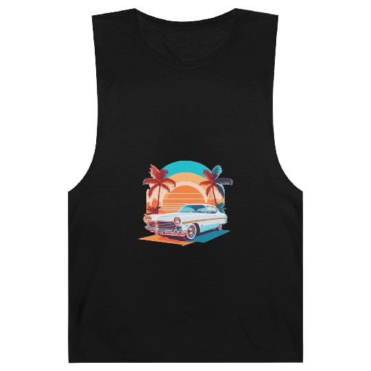 summer style Miami street , sunrise Barnard Tanks