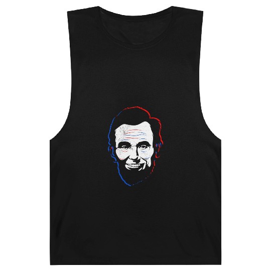 Merica Lincoln Independence Day USA Party Barnard Tanks