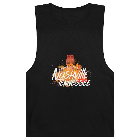 Nashville Country Music City Tennessee Guitar USA Barnard Tanks