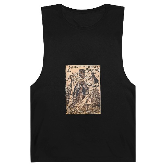 St Juan Diego Our Lady of Guadalupe Vintage Mary C Barnard Tanks